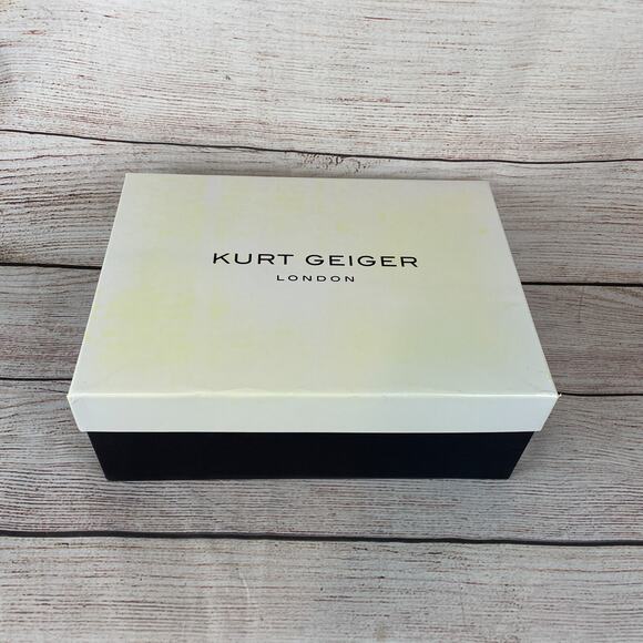 Kurt Geiger London Lane Womens Sz 40.5 (9.5) Striped Sneakers Metallic Rainbow - Picture 11 of 12